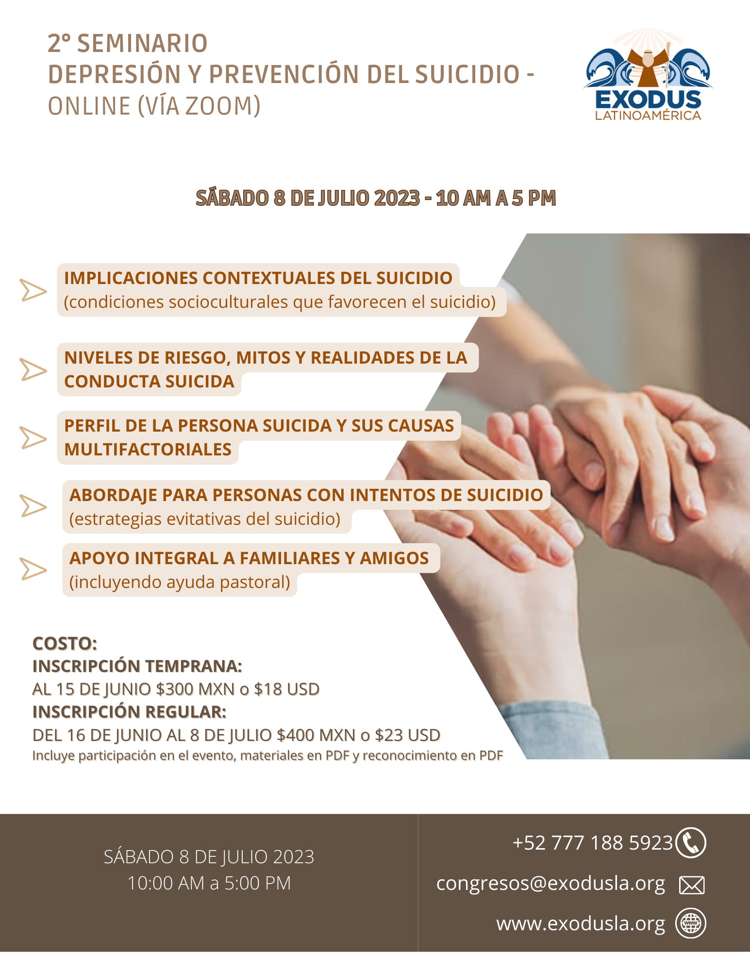 2 Seminario Virtual Depresión Y Prevención Del Suicidio Exodus 2 Seminario Virtual Depresión Y Prevención Del Suicidio Exodus